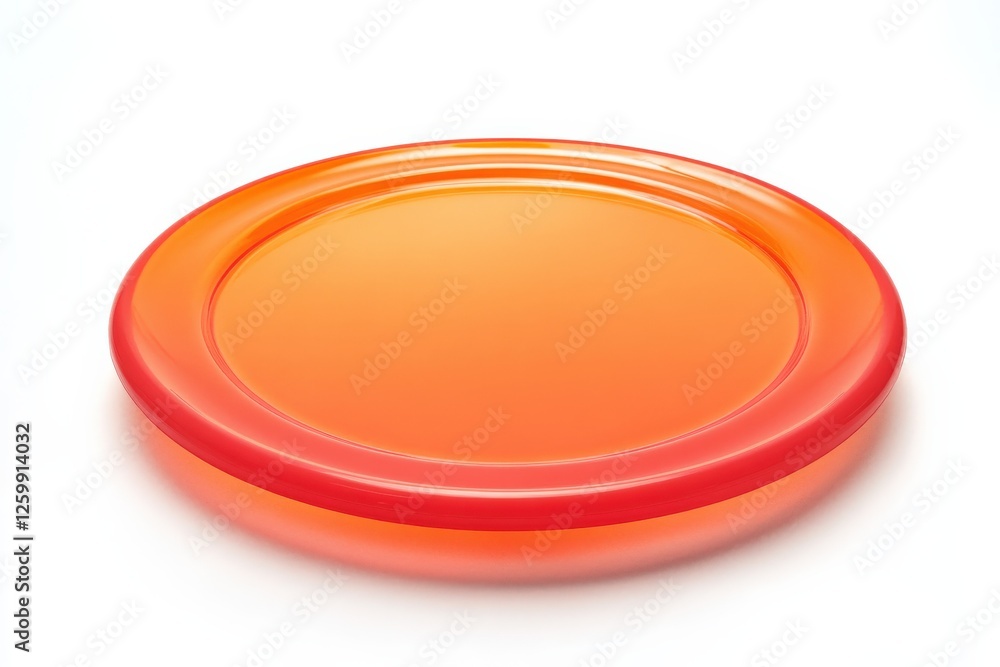 Frisbee. Circular Disc Game Isolated with White Background Frisbee. Circular Disc Game Isolated with White Background