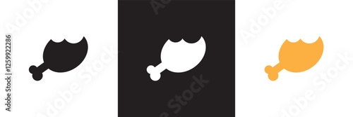 Waste and garbage  icon set. Waste sorting, recycling, plastic, glass, pollution etc. isolated on white and black background. vector illustration. EPS 10