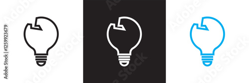 Waste and garbage  icon set. Waste sorting, recycling, plastic, glass, pollution etc. isolated on white and black background. vector illustration. EPS 10