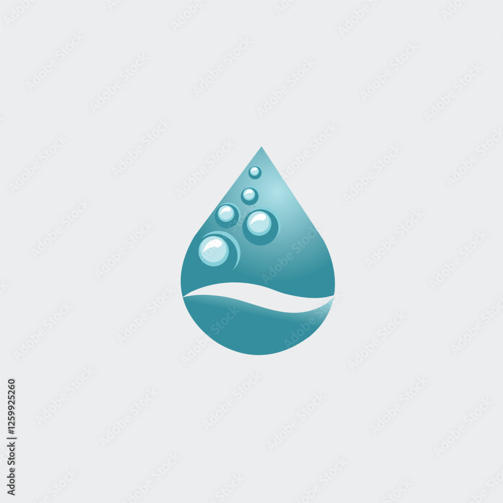Fresh water drop logo design vector template Fresh water drop logo design vector template