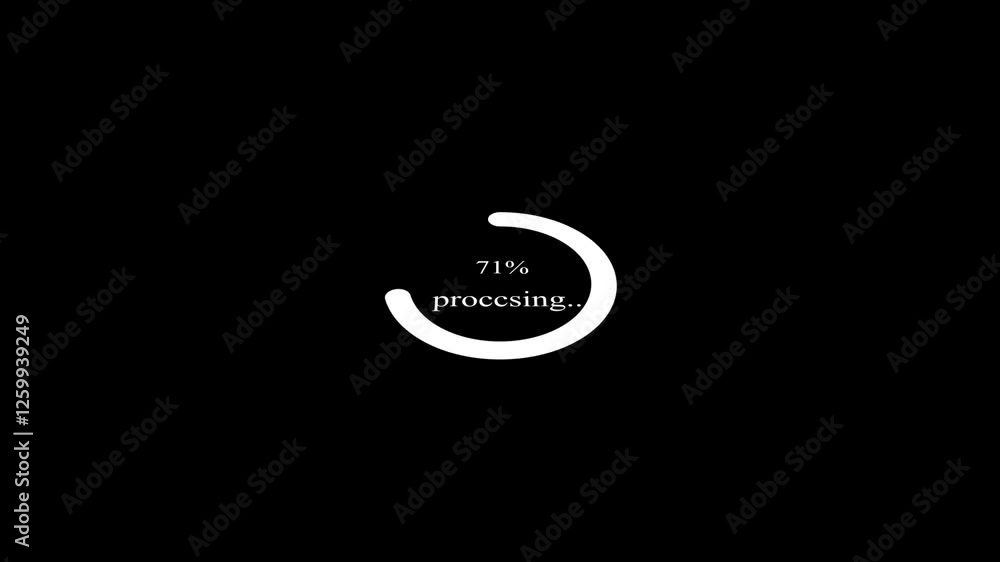 3D Loading white color Circle animation HD. Progress waiting download or upload network update. 3D Loading white color Circle animation HD. Progress waiting download or upload network update.