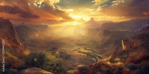 Canaan, the ancient land promised by God to Abraham and his descendants.