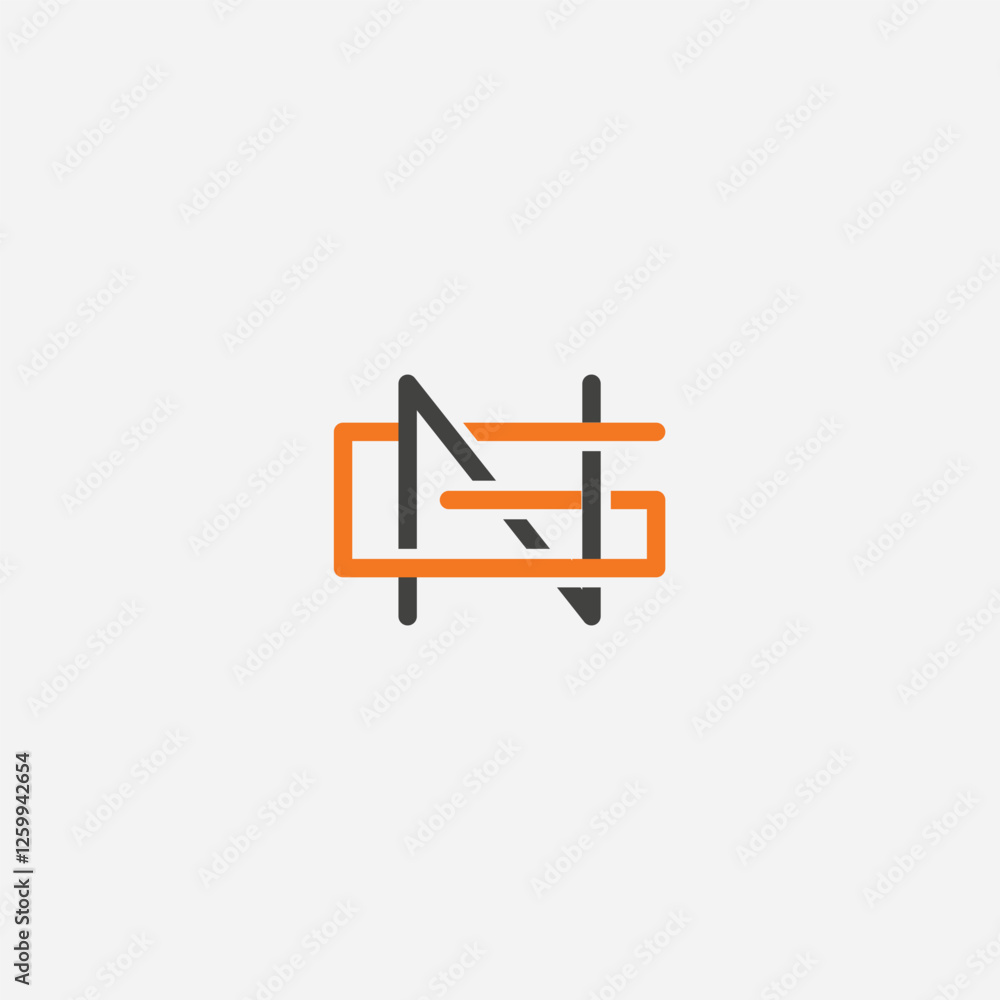 NG letter logo vector template fully editable NG letter logo vector template fully editable