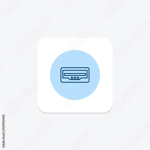 HDMI Port pentaglow, vector, pixel perfect, illustrator file