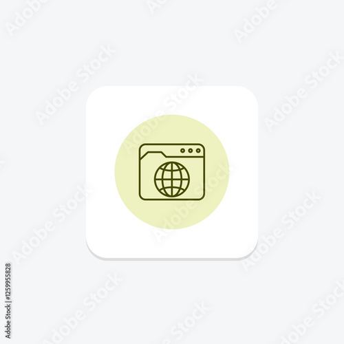 Web Browser pentaglow, vector, pixel perfect, illustrator file