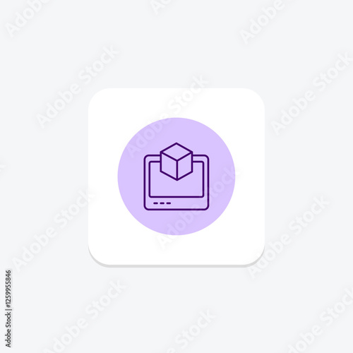 Virtual Machine pentaglow, vector, pixel perfect, illustrator file