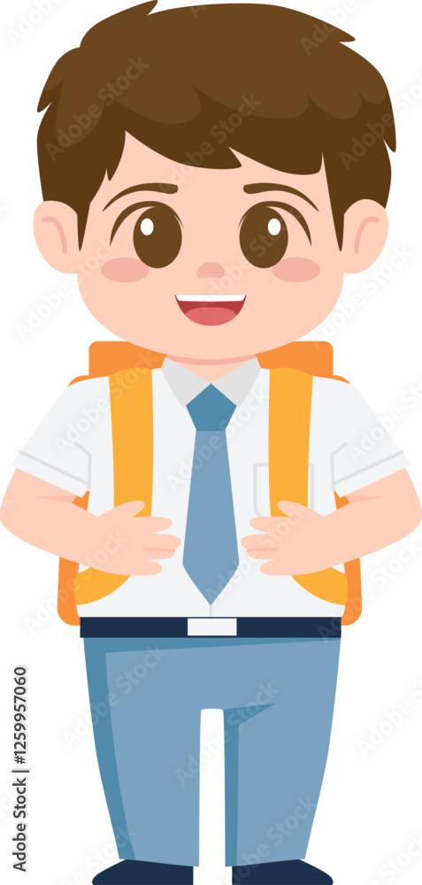 Student Character Illustration