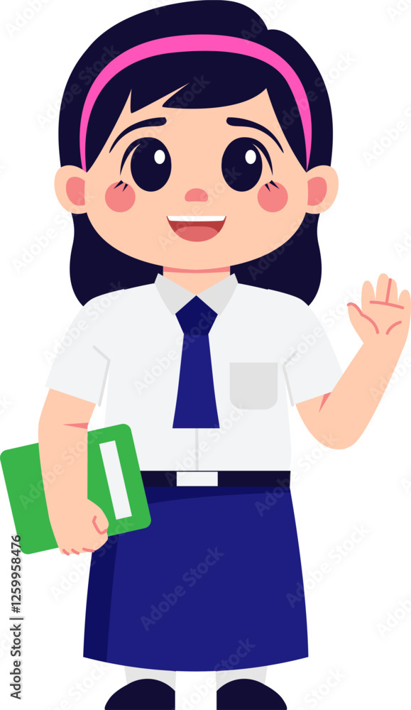 Student Character Illustration Student Character Illustration