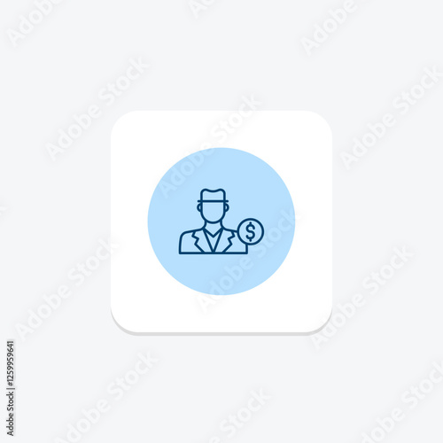 Stock Broker pentaglow, vector, pixel perfect, illustrator file