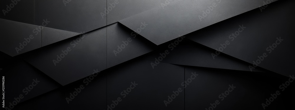 Minimalist black background with abstract shapes for design, featuring white space in the center for text. Ideal for clean and sleek banners and abstract wallpapers. Minimalist black background with abstract shapes for design, featuring white space in the center for text. Ideal for clean and sleek banners and abstract wallpapers.