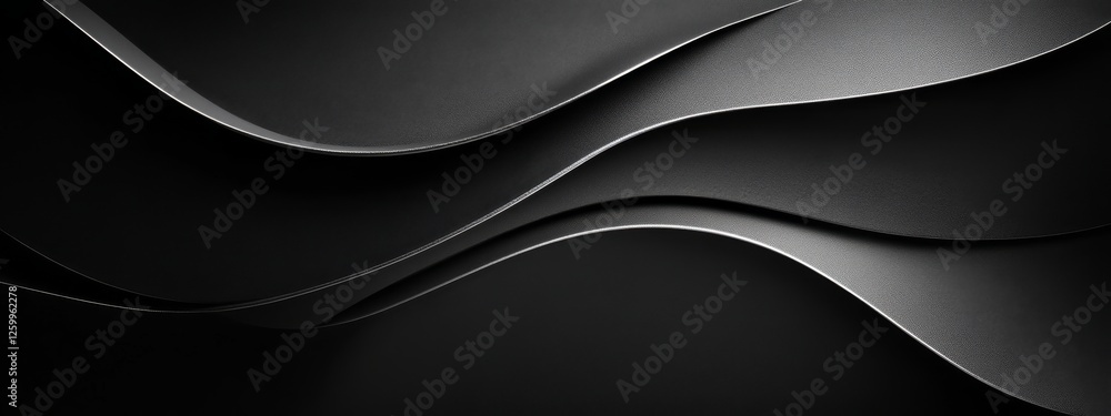 Minimalist black background with abstract shapes for design and banner templates. Modern geometric wallpaper with negative space and a central white space for text. Minimalist black background with abstract shapes for design and banner templates. Modern geometric wallpaper with negative space and a central white space for text.