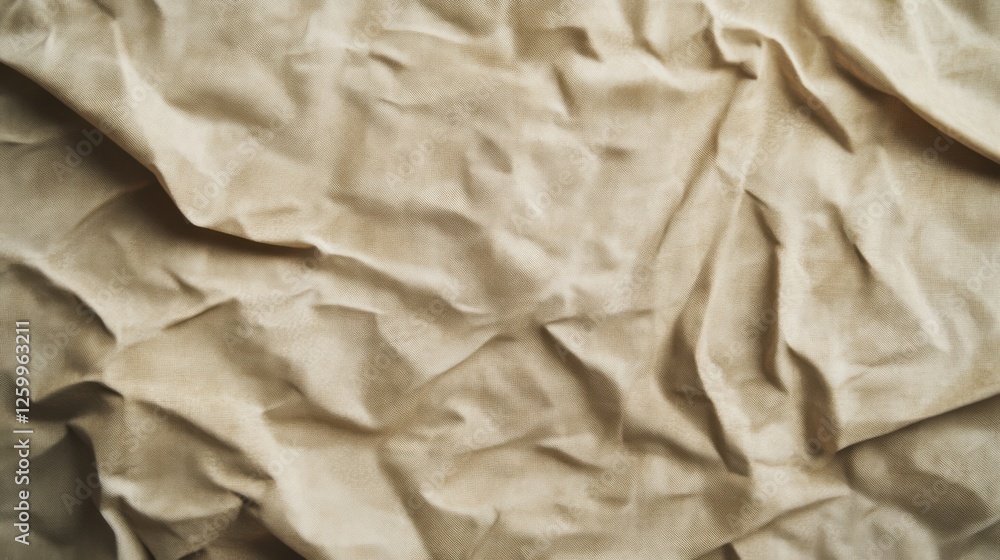 Fabric-Like Parchment with Subtle Folds and Creases: Blank Texture with Ample White Space for Creative Design, Exceptional Quality with Warm Lighting and Slightly Angled View for Dynamic Perspective Fabric-Like Parchment with Subtle Folds and Creases: Blank Texture with Ample White Space for Creative Design, Exceptional Quality with Warm Lighting and Slightly Angled View for Dynamic Perspective