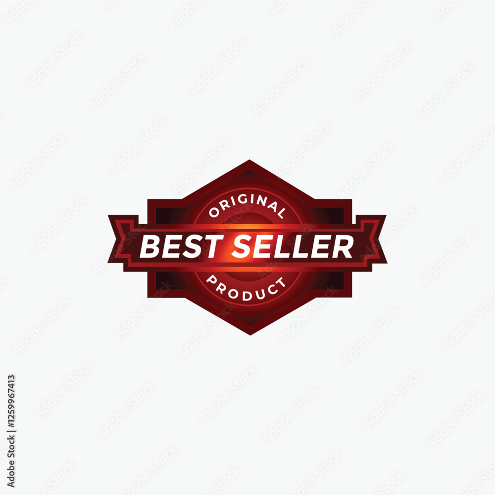 Obraz premium Best Seller Logo design concept fully editable vector template