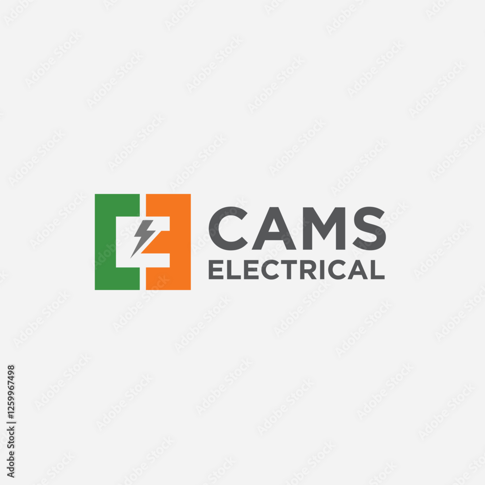 Obraz premium CE Letter, Electrical Logo