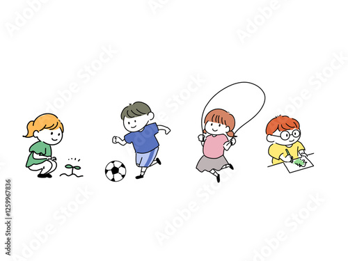 遊んでいる子ども達