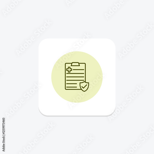 Health Insurance pentaglow, vector, pixel perfect, illustrator file