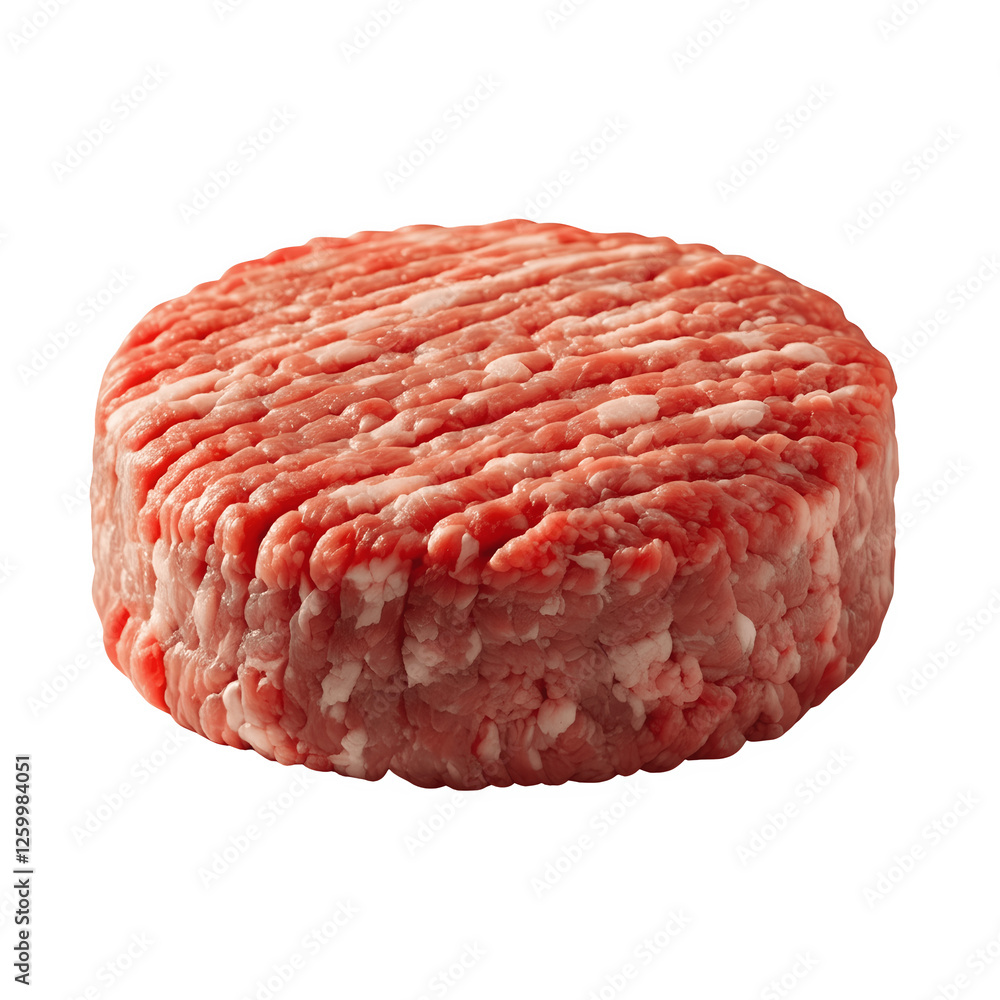 Raw beef burger meat transparent background Raw beef burger meat transparent background