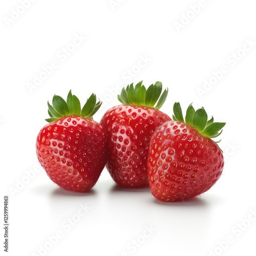 Wallpaper Mural Luscious Red Strawberries: A Close-Up of Fresh, Juicy Berries, Perfect for Summer Desserts and Healthy Eating Torontodigital.ca