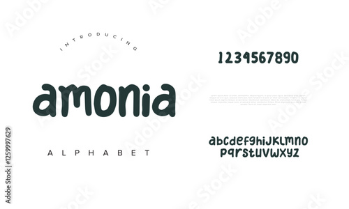 Amonia font Calligraphy Logotype Script Brush Font Type Font lettering handwritten