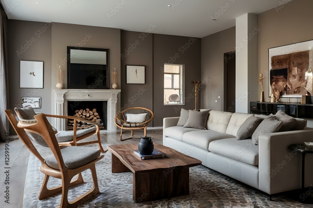 Fototapeta premium interior home design modern style