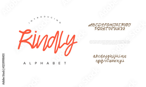 Kindly font Calligraphy Logotype Script Brush Font Type Font lettering handwritten