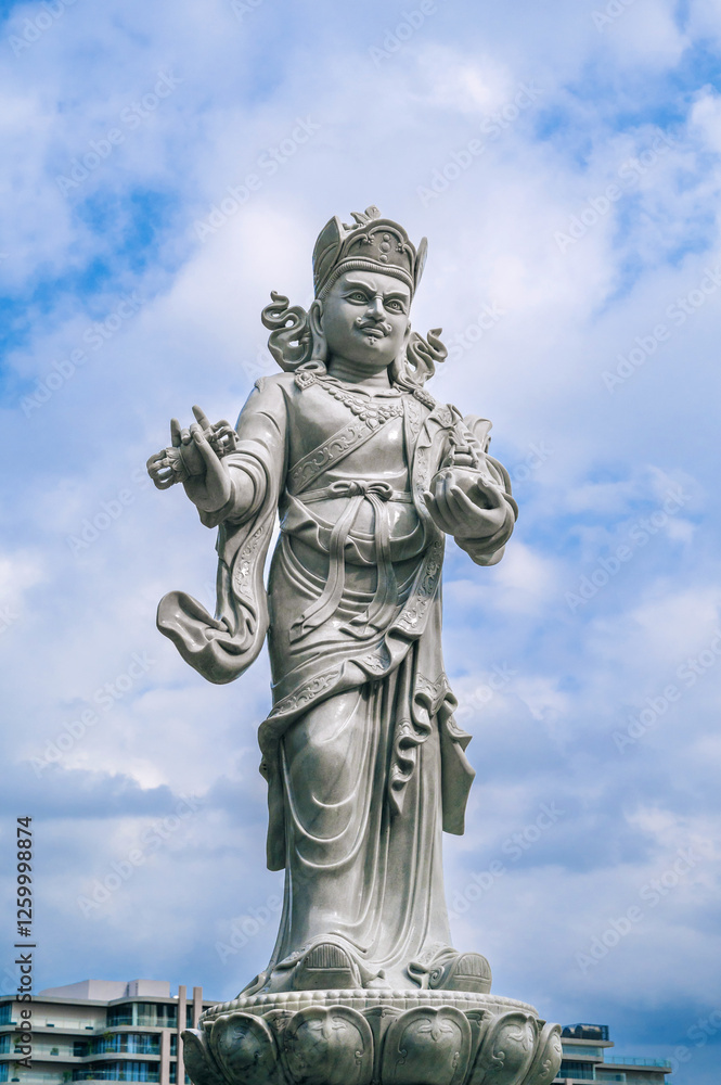 Sculpture of a Buddhist god on the marble mountains in Da Nang. Sculpture of a Buddhist god on the marble mountains in Da Nang.
