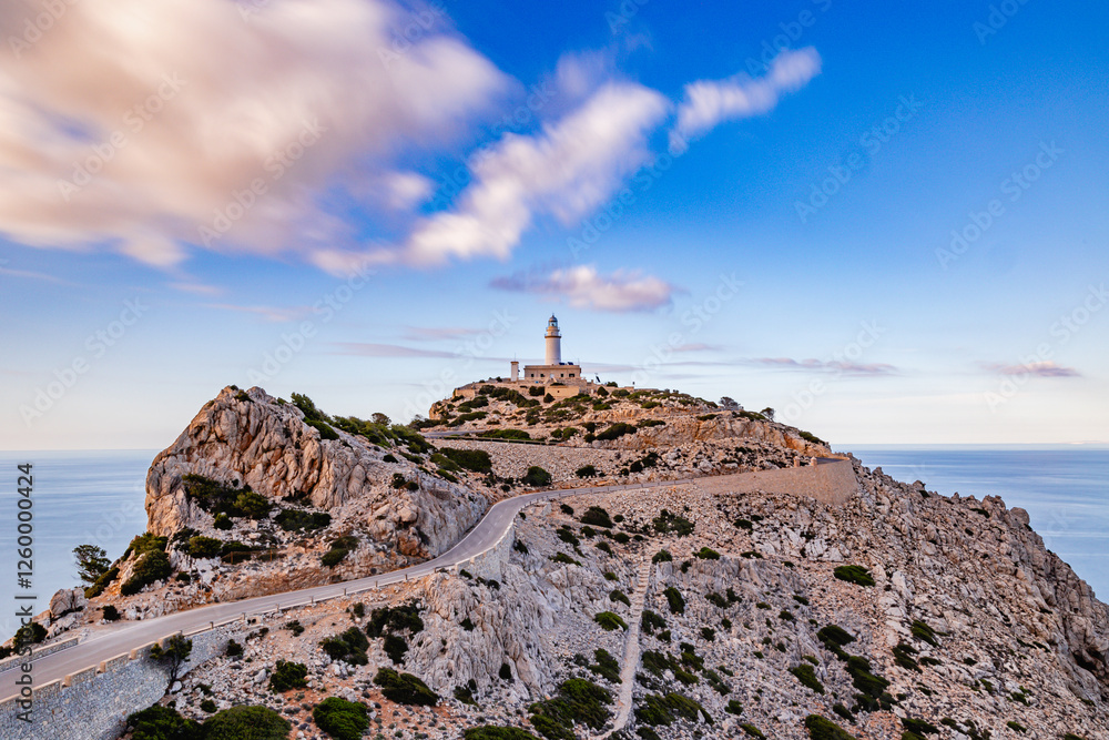 lighthouse on the top of the hill