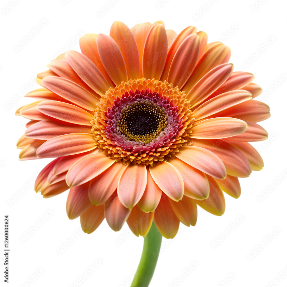 Gerbera flower on transparent background Gerbera flower on transparent background