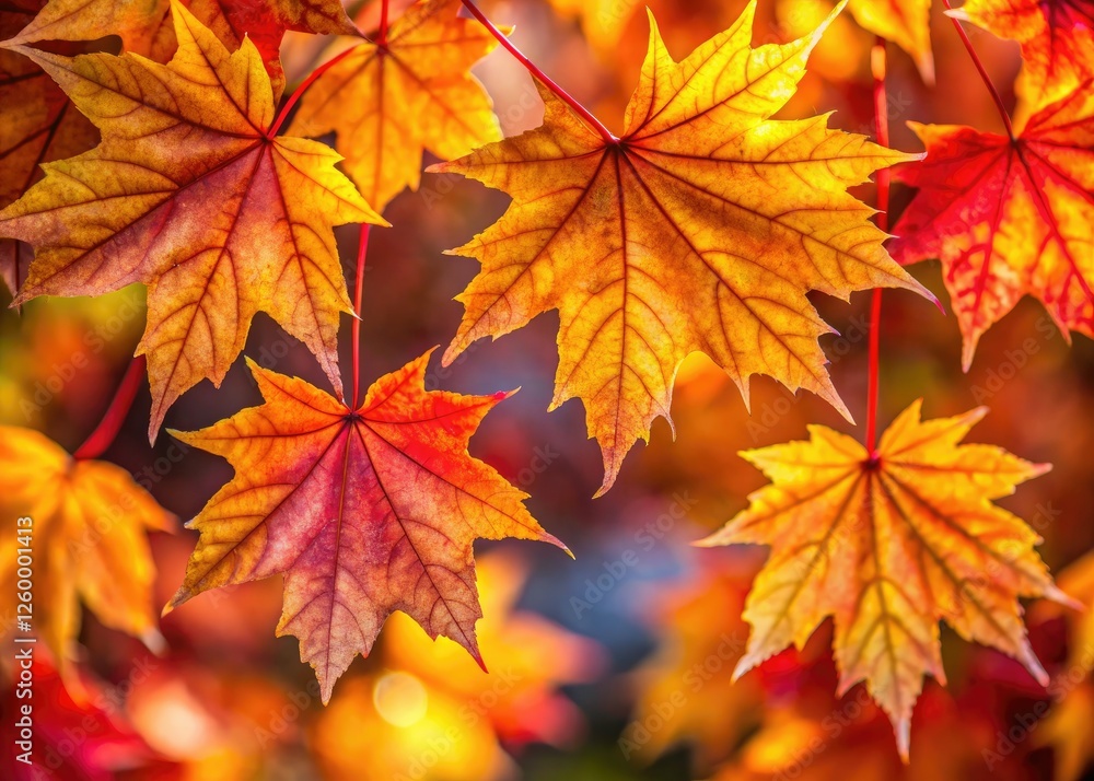 Close-up: Intense color explodes in these autumn maple leaf images. Close-up: Intense color explodes in these autumn maple leaf images.