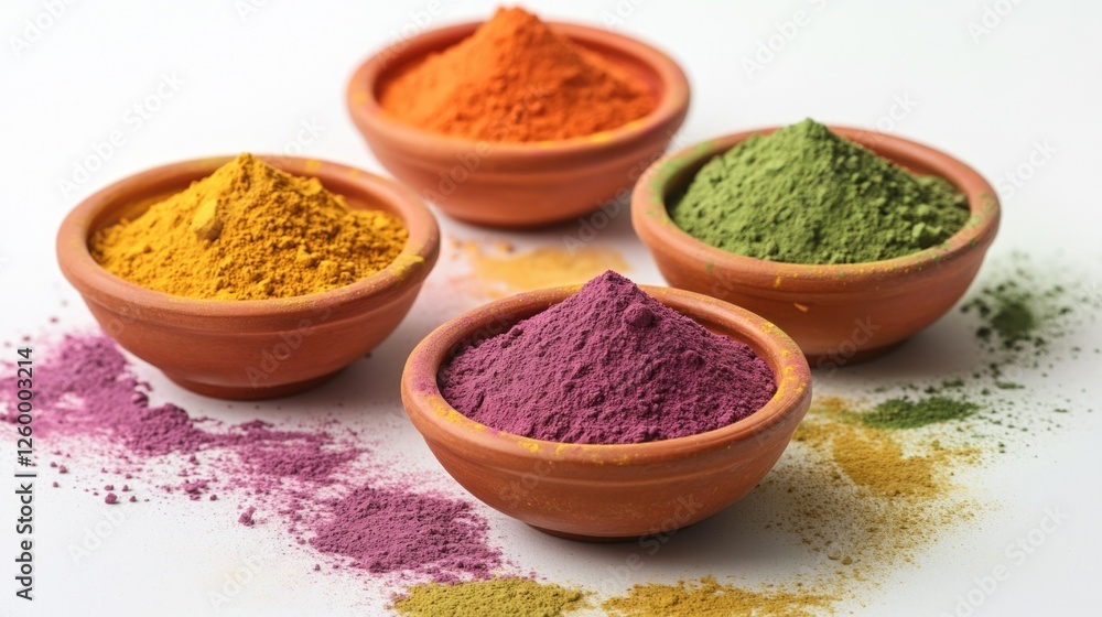 Colorful herbs and spices commonly used in Ayurvedic medicine, offering a glimpse into the vibrant world of traditional Indian healing. Colorful herbs and spices commonly used in Ayurvedic medicine, offering a glimpse into the vibrant world of traditional Indian healing.