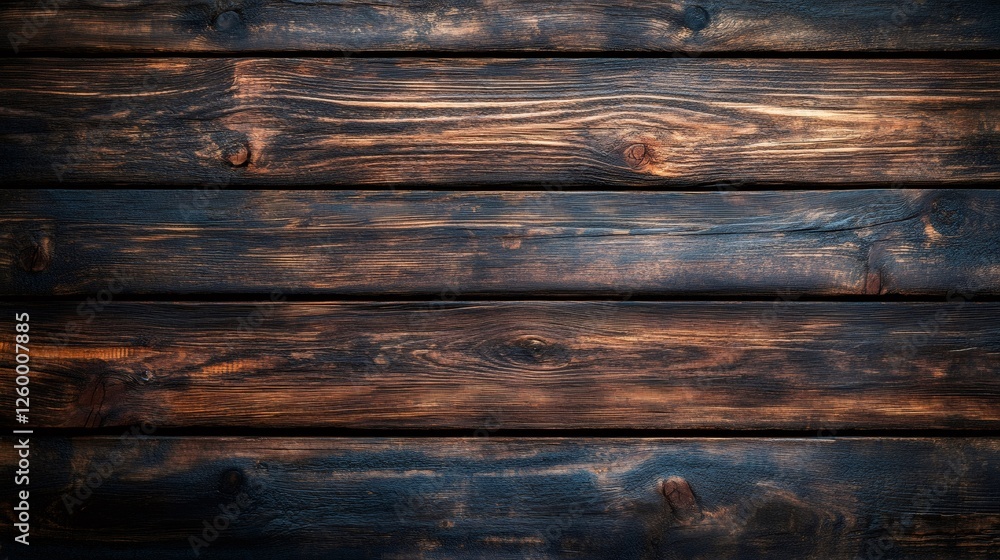 Dark brown wooden planks creating rustic background texture Dark brown wooden planks creating rustic background texture