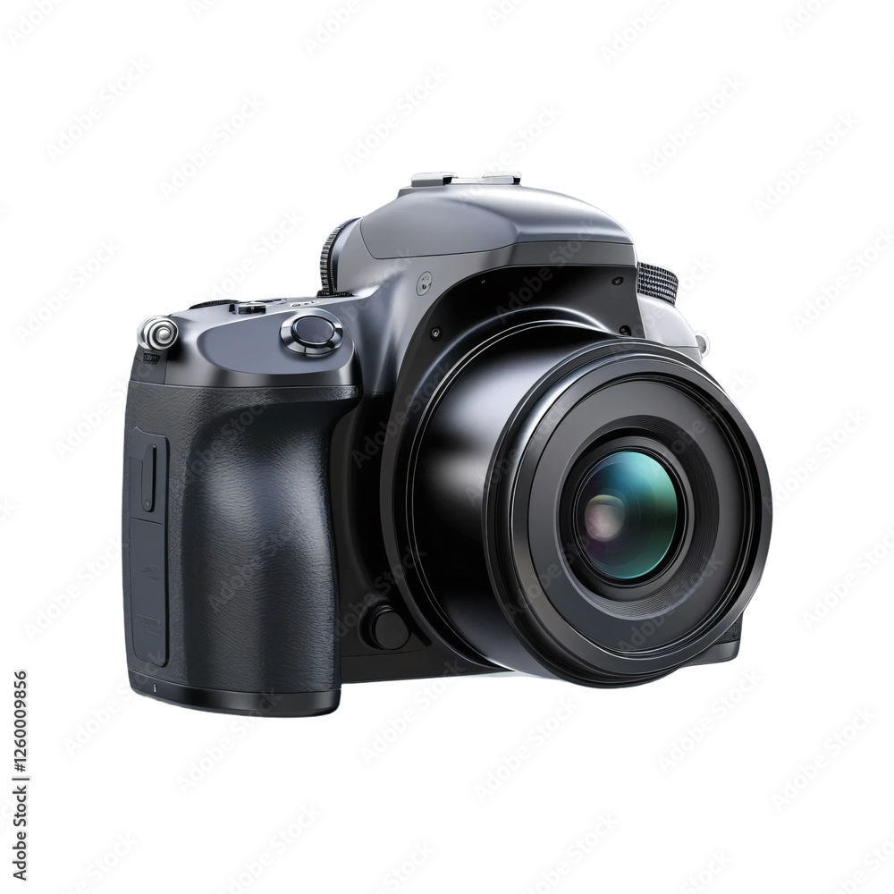 Black camera isolated on transparent background Black camera isolated on transparent background