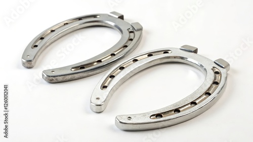 Two Aluminum Horseshoes photo