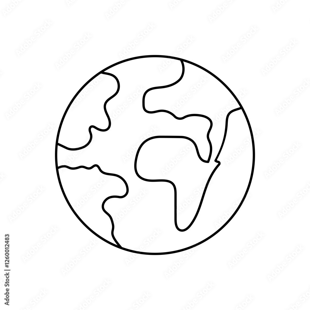 Globe icon vector. Planet illustration sign. Earth symbol or logo. Globe icon vector. Planet illustration sign. Earth symbol or logo.