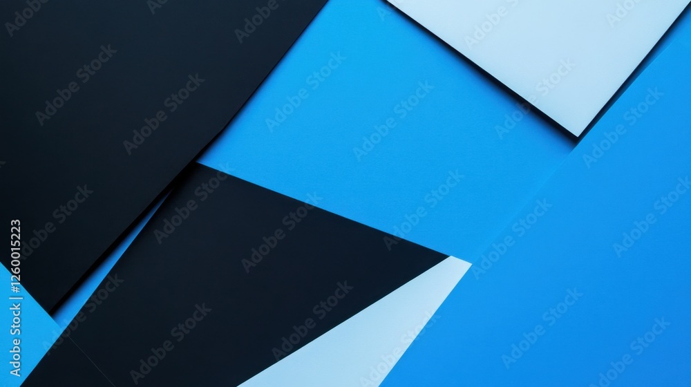 Geometric minimalist wallpaper with triangles and dots on a Blue background. Ideal for modern design and banner templates with copy space in the center for text. Geometric minimalist wallpaper with triangles and dots on a Blue background. Ideal for modern design and banner templates with copy space in the center for text.