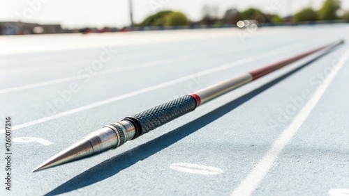 Javelin on Running Track