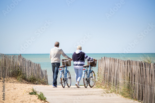 Ballade vélo bord de mer sur l'île d'Oléron