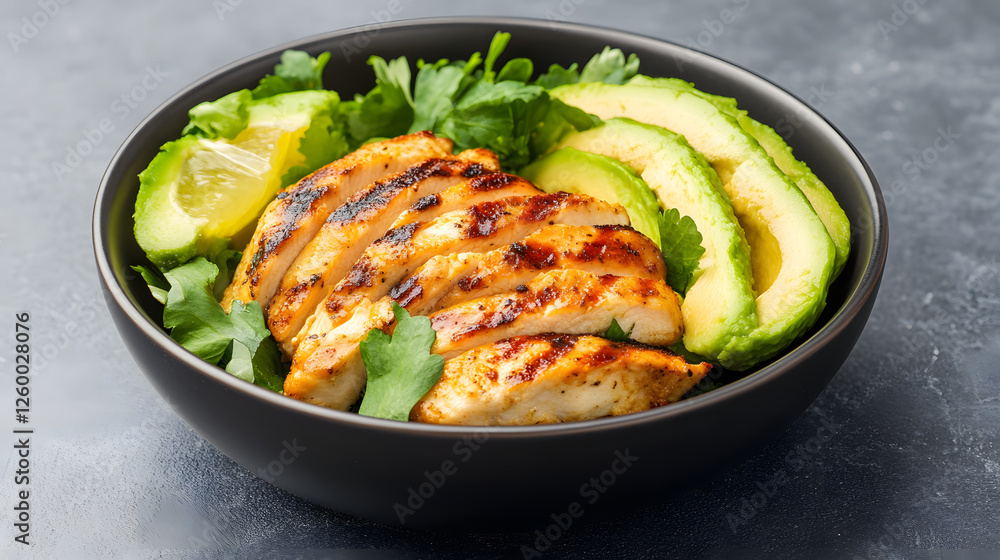 A vibrant and delicious avocado in a bowl, accompanied by avocado chicken souvlaki, a healthy and colorful meal, showcasing fresh ingredients and a Mediterranean flair.
A vibrant and delicious avocado in a bowl, accompanied by avocado chicken souvlaki, a healthy and colorful meal, showcasing fresh ingredients and a Mediterranean flair.