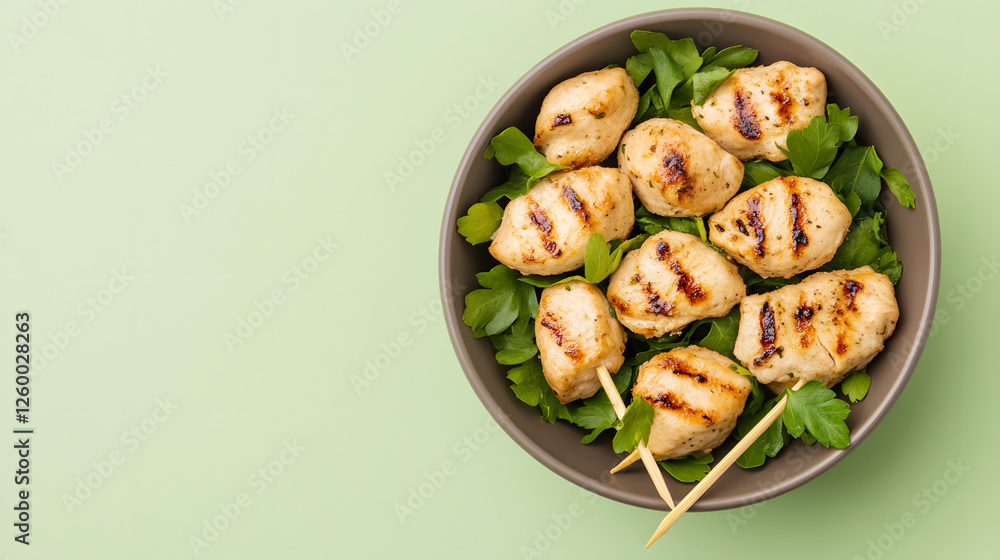 A vibrant and delicious avocado in a bowl, accompanied by avocado chicken souvlaki, a healthy and colorful meal, showcasing fresh ingredients and a Mediterranean flair.
A vibrant and delicious avocado in a bowl, accompanied by avocado chicken souvlaki, a healthy and colorful meal, showcasing fresh ingredients and a Mediterranean flair.