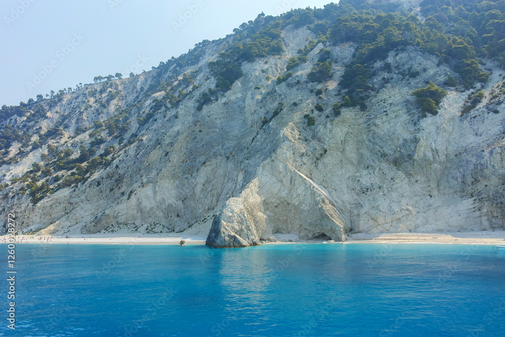 Fototapeta premium Amazing Seascape of Ionian sea, Greece