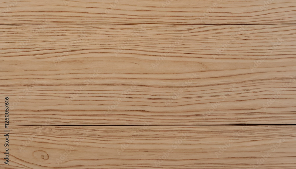 Natural Wood Grain Patterns on Light Beige Wooden Planks
