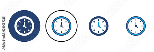 Clock icon vector. Time icon vector. watch icon symbol