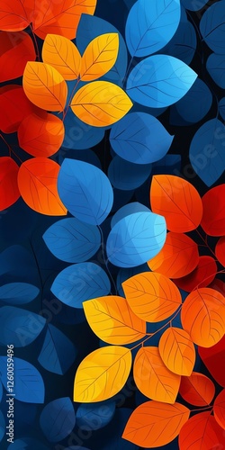Leaves abstract Background 
