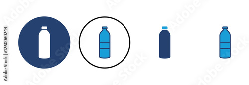 Bottle icon vector. bottle vector icon