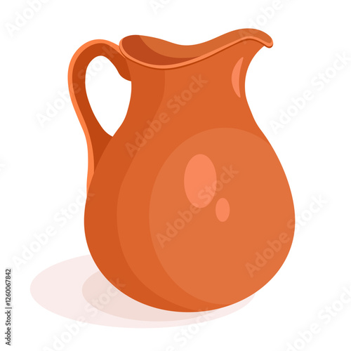 Jug vector image without background
