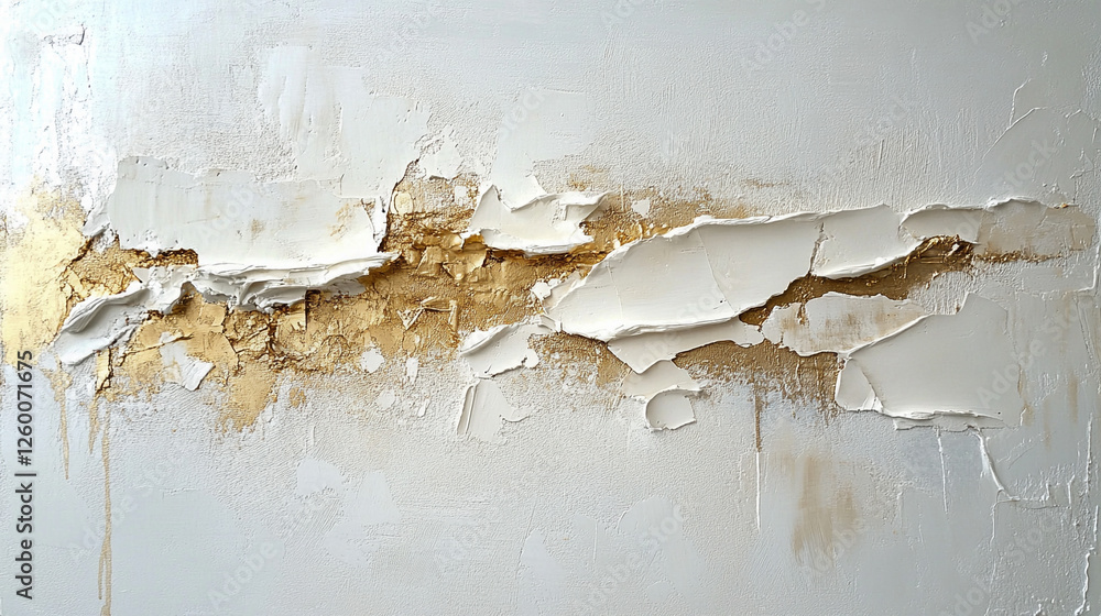 Fototapeta premium Biały marmur, stiuk złoty wzór, tło dla projektu, tapeta.