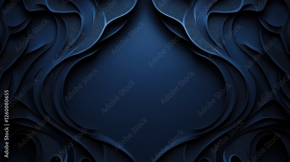 Sophisticated Blue background with intricate patterns. Featuring white space in the center for text. Elegant dark wallpaper ideal for design and banners. Simple geometric modern wallpaper. Sophisticated Blue background with intricate patterns. Featuring white space in the center for text. Elegant dark wallpaper ideal for design and banners. Simple geometric modern wallpaper.