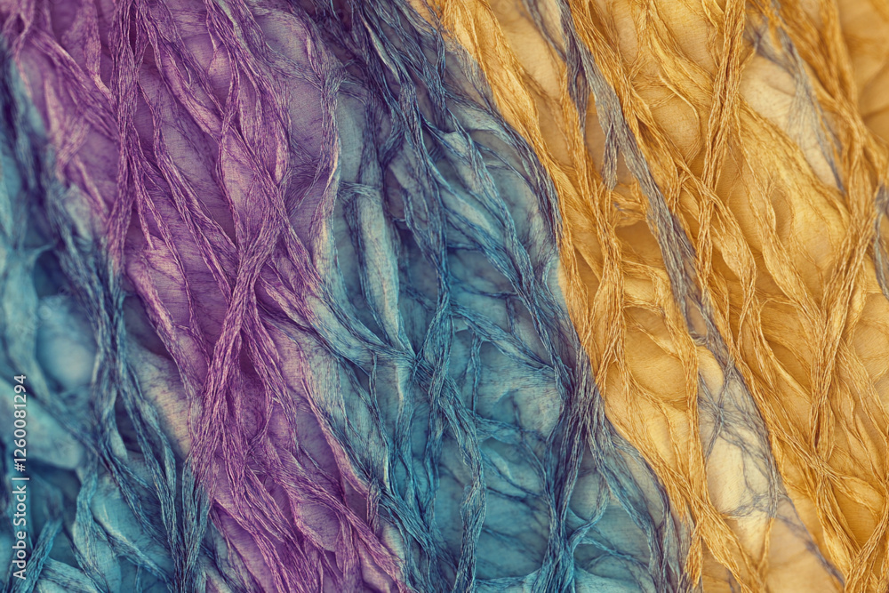 Obraz premium Microstructure of natural materials showcases intricate patterns and textures under high magnification