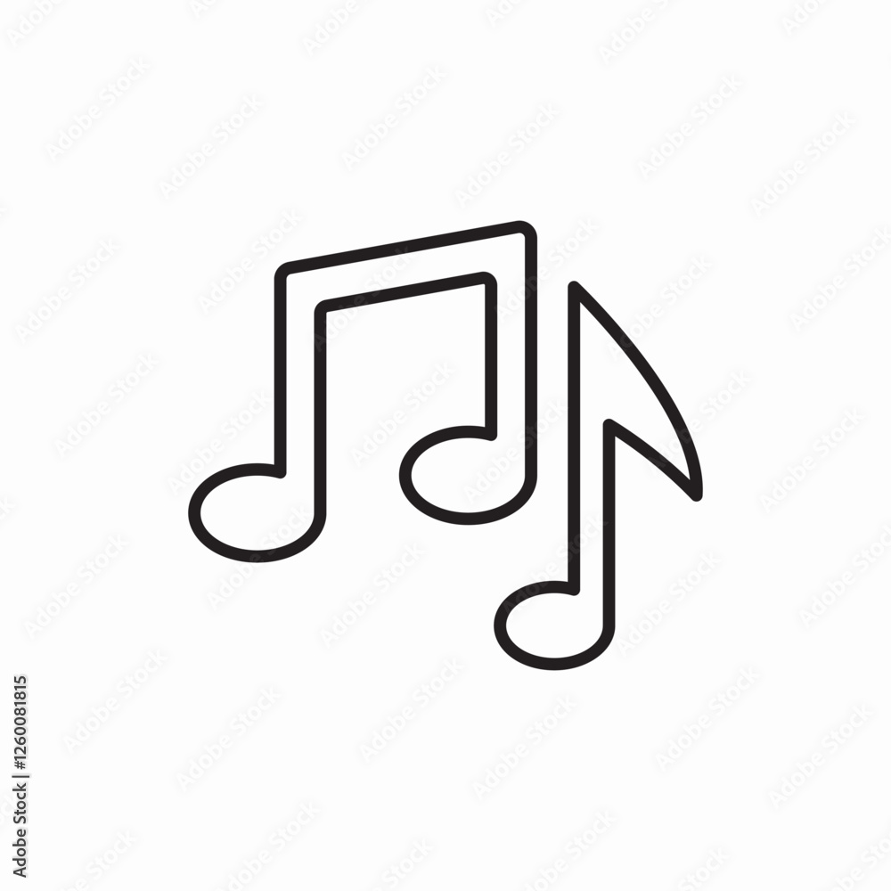 musical note sound icon vector sign musical note sound icon vector sign