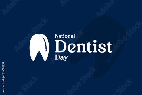 Dentist Day holiday concept vector